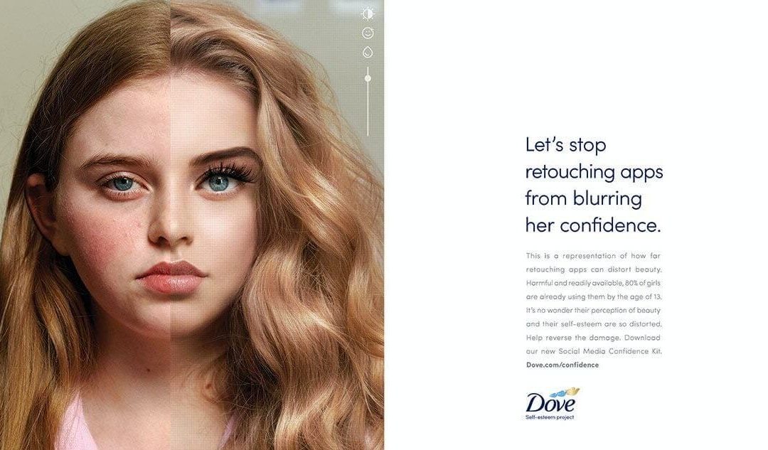 Dove China encourages women to shed filters and tackle unrealistic beauty standards.